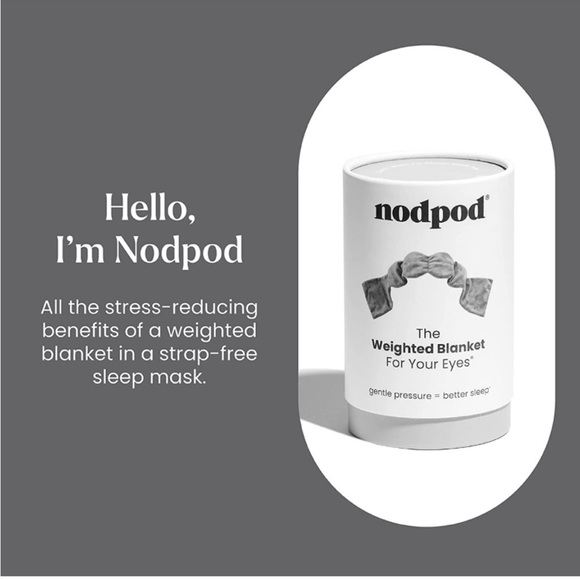 ❤️ Nodpod The Weighted Blanket for Eyes Grey New - Picture 11 of 16